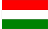 Hungary Table Flags